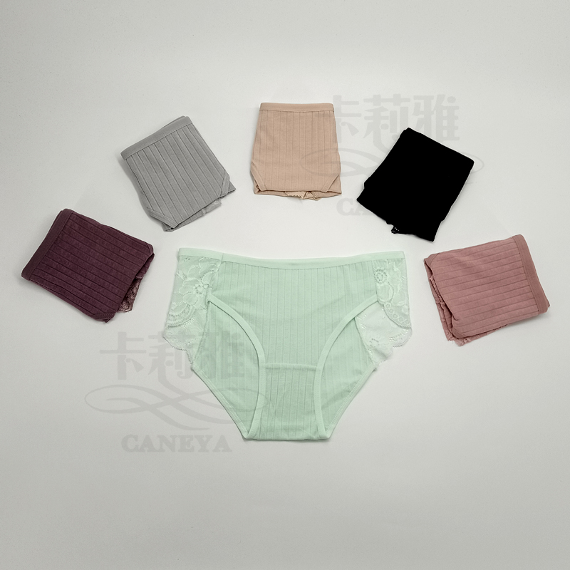 Lace Fabric Sexy Black panties