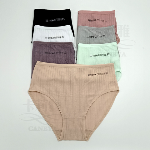 Women's Pure Cotton Briefs Sexy Print Ladies Panties Big Size Mid-rise Women Underwear